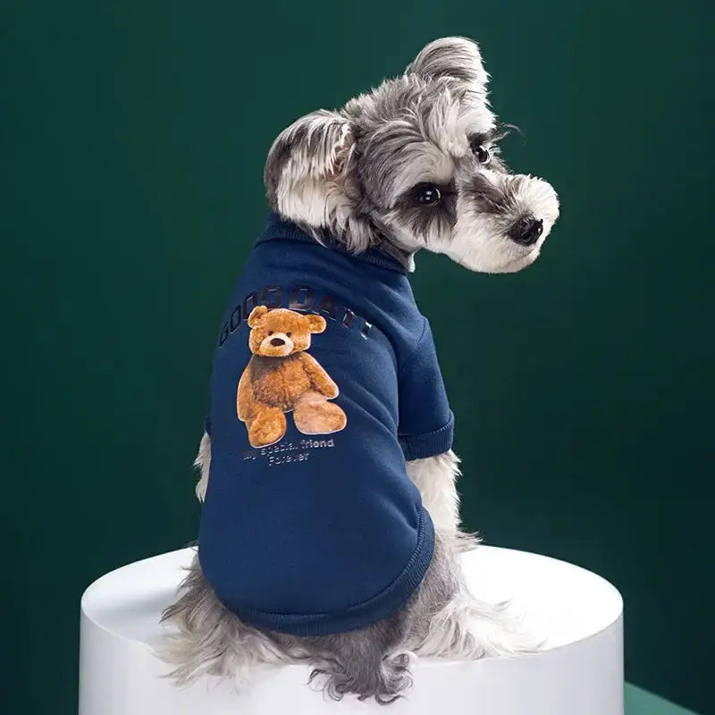 Bear Pattern Pet Sweatshirt