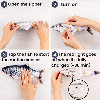 Interactive Electronic Floppy Fish