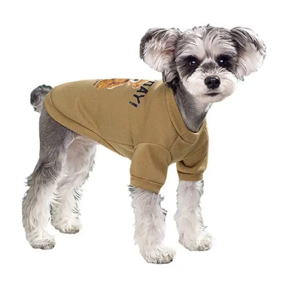 Bear Pattern Pet Sweatshirt